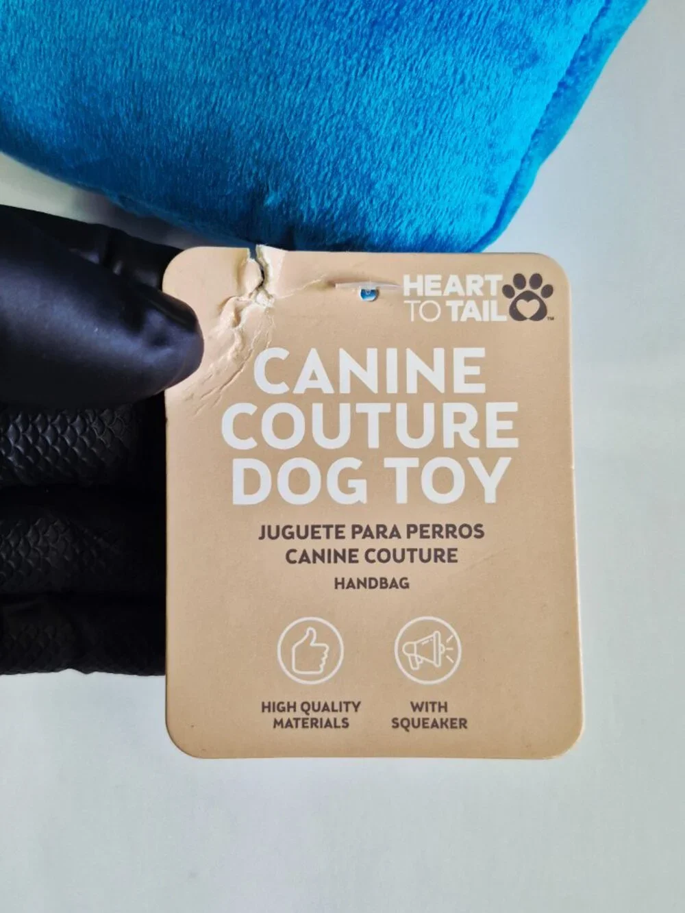 Heart to Tail Canine Couture Dog Toy Handbag, New with Tag